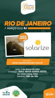 <strong>Leia mais sobre</strong><br />Venha para a Expo Brasil Solar no Rio de Janeiro, é gratuita Venha para a Expo Brasil Solar no Rio de Janeiro, é gratuita