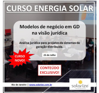 <strong>Leia mais sobre</strong><br />NOVO CURSO: modelos de negócio em Geração Distribuída na visão jurídica NOVO CURSO: modelos de negócio em Geração Distribuída na visão jurídica