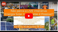 <strong>Leia mais sobre</strong><br />Gravação da live: Energia Solar nas Favelas é Possível! Gravação da live: Energia Solar nas Favelas é Possível!