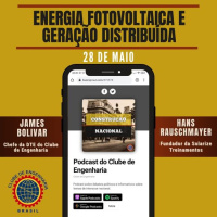 <strong>Leia mais sobre</strong><br />Podcast do Clube de Engenharia: energia fotovoltaica e geração distribuída Podcast do Clube de Engenharia: energia fotovoltaica e geração distribuída