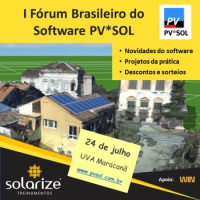 <strong>Leia mais sobre</strong><br />I Fórum Brasileiro do Software PV*SOL I Fórum Brasileiro do Software PV*SOL