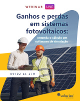 <strong>Leia mais sobre</strong><br />Gravação do webinar: O cálculo de ganhos e perdas em sistemas fotovoltaicos Gravação do webinar: O cálculo de ganhos e perdas em sistemas fotovoltaicos