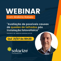 <strong>Leia mais sobre</strong><br />Gravação do webinar: Avaliação de possíveis causas de quedas de telhados pós instalação fotovoltaica Gravação do webinar: Avaliação de possíveis causas de quedas de telhados pós instalação fotovoltaica
