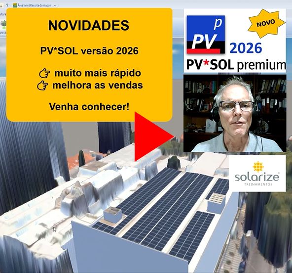 Novidades do PV*SOL versão 2026